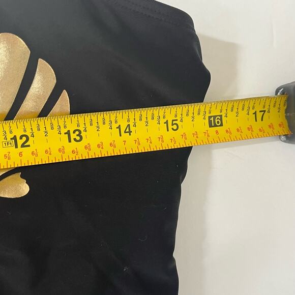 Women's ARIZONA JEANS Black one piece mermaid swimsuit XL - Picture 8 of 9